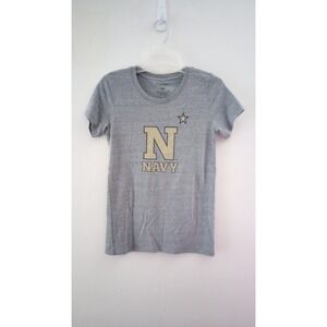 Antentiically American Gray Navy Star T-shirt M
